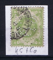 Great Britain SG  211  Used  1887 Yvert 103, PERFIN    KS & Co - Oblitérés