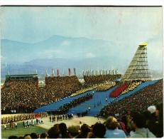 GRENOBLE STADE OLYMPIQUE ,CEREMONIE D'OUVERTURE DES Xè J.O D'HIVER 1968,A VOIR !!  REF 37088 - Juegos Olímpicos