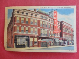Tennessee > Clarksville       Hotel Montgomery 1956 Cancel   Ref 1242 - Clarksville