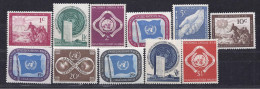 UnitedNations1951: Yvert1-11 Mnh** Cat.Value29Euros - Unused Stamps