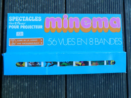 Minema - Coffret 56 Vues En 8 Bandes, N° 121 à 128 - Spectacles Walt Disney - Livre De La Jungle II - 1973 - Film Projectors