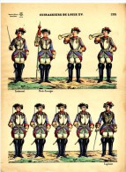 IMAGERIES REUNIES JARVILLE NANCY  -   CUIRASSIERS DE LOUIS XV -  PLANCHE  205 - History