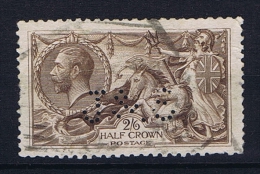 Great Britain SG 413a Used, Yvert 153, PERFIN   J & S - Usados