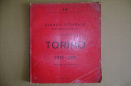 PCD/3 SIP ELENCO STRADALE Abbonati Al TELEFONO TORINO 1971-1972 SEAT - Andere & Zonder Classificatie