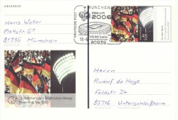 GERMANY 2006 FOOTBALL WORLD CUP GERMANY POSTCARD WITH POSTMARK  / A 20/ - 2006 – Deutschland