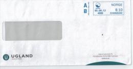 Norway Meter Franking 05.09.2013 - Lettres & Documents