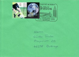 GERMANY 2006 FOOTBALL WORLD CUP GERMANY COVER WITH POSTMARK  / A 90 / - 2006 – Deutschland