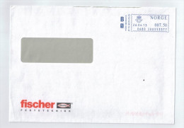 Norway Meter Franking 26.04.2013 - Lettres & Documents