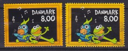 Denmark 2013 BRAND NEW    8.00 Kr Childrens TV Kaj & Andrea Parrot & Frog (From Booklet & Sheet) Different Perfs. - Used Stamps