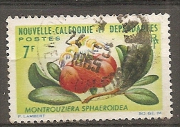 NOUVELLE-CALEDONIE -  Yv. N° 319  (o)  7f Fleurs   Cote  1,7 Euro  BE - Usados