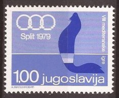 1979  63  SPORT JUGOSLAVIJA  MITTELMEERSPIELE CROATIEN SPLIT MNH - Beneficenza