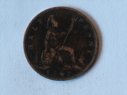 Grande-Bretagne 1/2 Half Penny 1862 - C. 1/2 Penny