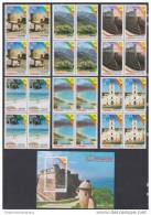 2010.66 CUBA 2010 MNH. PAISANES + CASTILLOS. CASTLE. TURISMO. BLOQUE DE 4+ 1 HOJA. - Unused Stamps