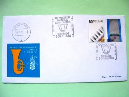 Netherlands 1985 Special Cover - Europa CEPT - Music - Piano - Organ Pipes - Lettres & Documents