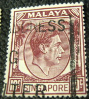 Singapore 1949 King George VI 10c - Used - Singapour (...-1959)