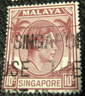 Singapore 1949 King George VI 10c - Used - Singapour (...-1959)