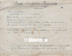 Brevet Supérieur - Aspirants - 2ème Session De 1930 (Ecole Normale De Douai) (document Vierge) - Diplomas Y Calificaciones Escolares