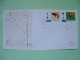 Netherlands 1997 FDC Cover - Pony - Sheep - Nature And Environment - Storia Postale