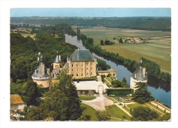 Cp, 86, Bones, Vue Aérienne, Le Château De Touffou - Chateau De Touffou