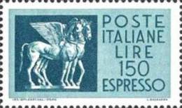 ITALIA REPUBBLICA ITALY REPUBLIC 1968 1976 ESPRESSI SPECIAL DELIVERY ESPRESSO CAVALLI ALATI LIRE 150 MNH - Express/pneumatic Mail