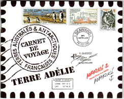 TAAF: CARNET DE VOYAGE Serge Marko. Aquarelles. TP 308/321 NEUF** TRES BEAU. - Boekjes