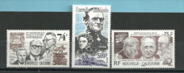 Société D'Etudes Historiques. Personnalités Néo-Caledoniennes.  3 T-p Neufs **. Côte 12.50 € - Unused Stamps