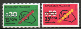 REUNION  Code Postal 1972 N°410-11 - Unused Stamps