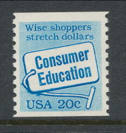 USA 1982 Scott # 2005. Consumer Education, MNH (**). - Rollenmarken