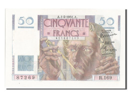 Billet, France, 50 Francs, 50 F 1946-1951 ''Le Verrier'', 1951, 1951-02-01, TB+ - 50 F 1946-1951 ''Le Verrier''