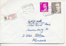 Gelaufener Einschreibebrief (R-letter) Von Spanien Nach Deutschland, 1985 - *) - Oblitérés