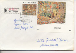 Gelaufener Einschreibebrief (R-letter) Von Spanien Nach Deutschland, 1986 - *) - Oblitérés