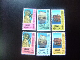 QATAR 1965 SAUVEGARDE DES MONUMENTS DE NUBIE UNESCO  Yvert & Tellier Nº 47 / 52 ** MNH - Qatar