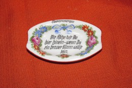 1 Petit Cendrier Handmalerei Porcelaine - Altri & Non Classificati