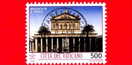 VATICANO  - USATO -1993 -Tesori D´arte Della Città Del Vaticano - 500 L. • Basilica Di San Paolo - Usados