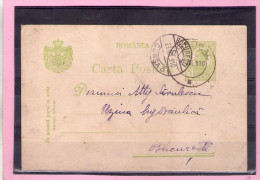 CARTA POSTALA / CAROL I  - Circulata 1910  Cu Francatura BUCURESTI/PREDEAL - Briefe U. Dokumente