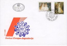 YUGOSLAVIA 1990 Joy Of Europe Children's Meeting FDC.  Michel 2440-41 - FDC