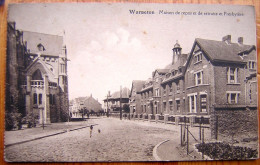 Cpa WARNETON - Maison De Retraite Et Presbytère - Komen-Waasten