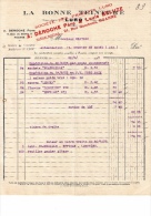 Facture 1923 Et Mandat Timbré, La Bonne Teinture, Soc. Des Produits Luro, A. Déroche Père, Rue Gambetta, Roanne (Loire) - Drogisterij & Parfum