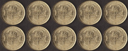 ITALIA - Lire 200 1996 Accademia Guardia Di Finanza - FDC/Unc Da Rotolino/from Roll 10 Monete/10 Coins - 200 Lire