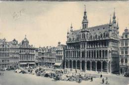 CPU9/ Ed Inconnu Bruxelles Grand Place Animée 1955 Pour Chalous Marne - Markets