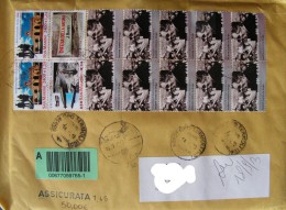 SAN MARINO 2000 COMUNITà PATRIGNANO DROGA DRUG XX 20° Secolo SPACE Flight Spazio Usato Usati Busta Rsm Used Cover - Cartas & Documentos