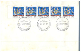 (999) Australia Cover -   Living Togehter Stamp - 1988 - Storia Postale