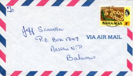 BAHAMAS : N°309 De 1971 Sur Enveloppe Ayant Circulé. Plante Médicinale : Sureau. - Plantes Médicinales