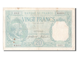 Billet, France, 20 Francs, 20 F 1916-1919 ''Bayard'', 1918, 1918-12-21, TTB - 20 F 1916-1919 ''Bayard''