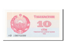 Billet, Uzbekistan, 10 Sum, 1992, NEUF - Usbekistan