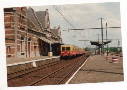 27515  -    Soignies  Gare  Train  Photo 1993  -    15 X 10 - Soignies