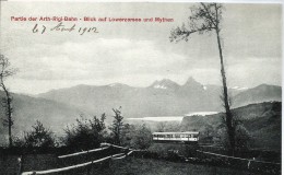 SUISSE  -  Partie Der Arth Rigi Bahn   -  Blick Auf Lowerzersee Und Mythen - Arth