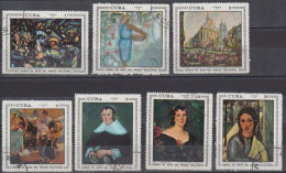 Caribbean Island 1970 - Art. Painting Gemalde  - Mi.1619-1625 - Used Gestempelt - Usados