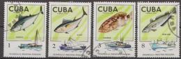 Caribbean Island 1975 - Fish - Mi.2030-2033 - 4v - Used Gestempelt - Usados