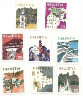 1973 - Svizzera 933/35 + 937/41 Ordinaria C3167^ - Unused Stamps